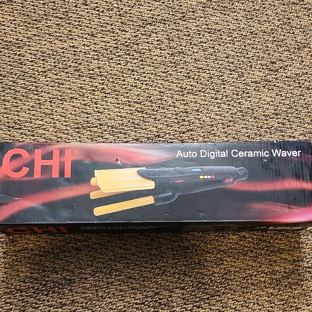 CHI Auto Digital Ceramic Waver - Black and Orange